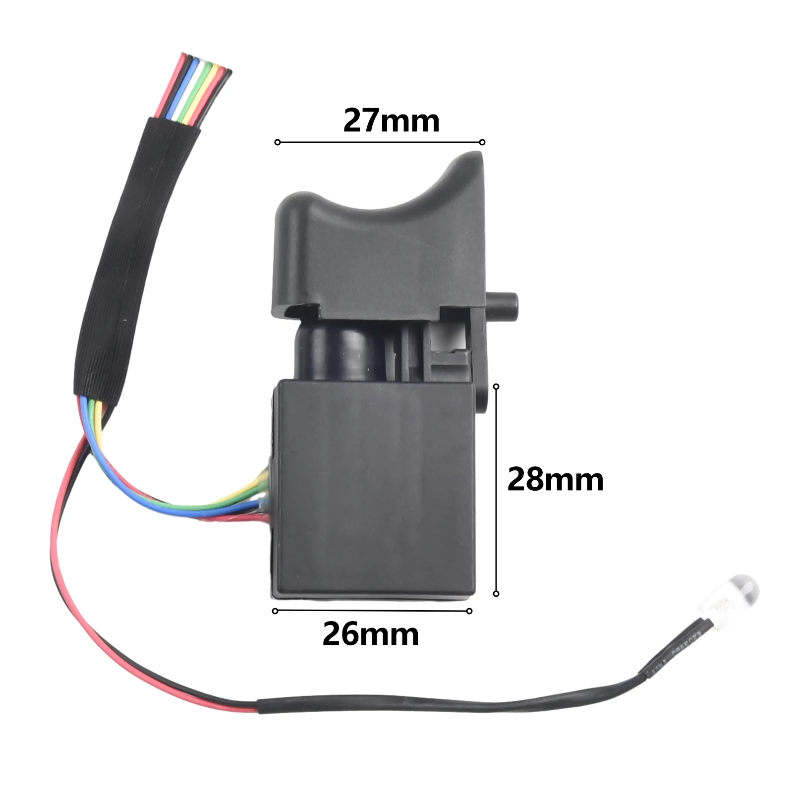 Power Tools Trigger Switch FA2-16/1WEK Plastic + Metal Replacement Speed Switch Tool 7.2V-24V Accessories Durable
Power Tools Trigger Switch FA2-16/1WEK Plastic + Metal Replacement Speed Switch Tool 7.2V-24V Accessories Durable