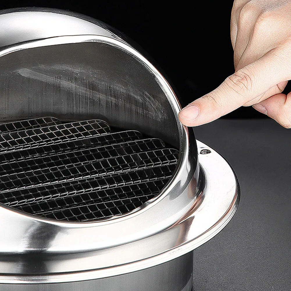 Brand New For Wall Air Outlet Grille Vent Cap Vent Cover Heating Cooling Rainproof Silver Stainless Steel 75-200mm
Brand New For Wall Air Outlet Grille Vent Cap Vent Cover Heating Cooling Rainproof Silver Stainless Steel 75-200mm
