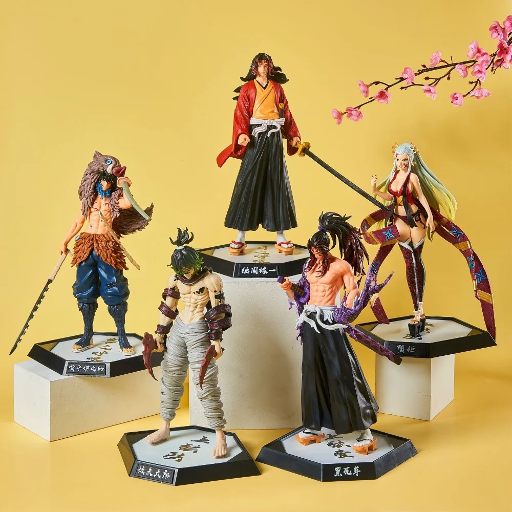 New Demon Slayer Action Figure Tsugikuni Yoriichi Hashibira Inosuke Daki Kokushibo Figurine Toys Anime PVC Model Dolls Gifts
New Demon Slayer Action Figure Tsugikuni Yoriichi Hashibira Inosuke Daki Kokushibo Figurine Toys Anime PVC Model Dolls Gifts