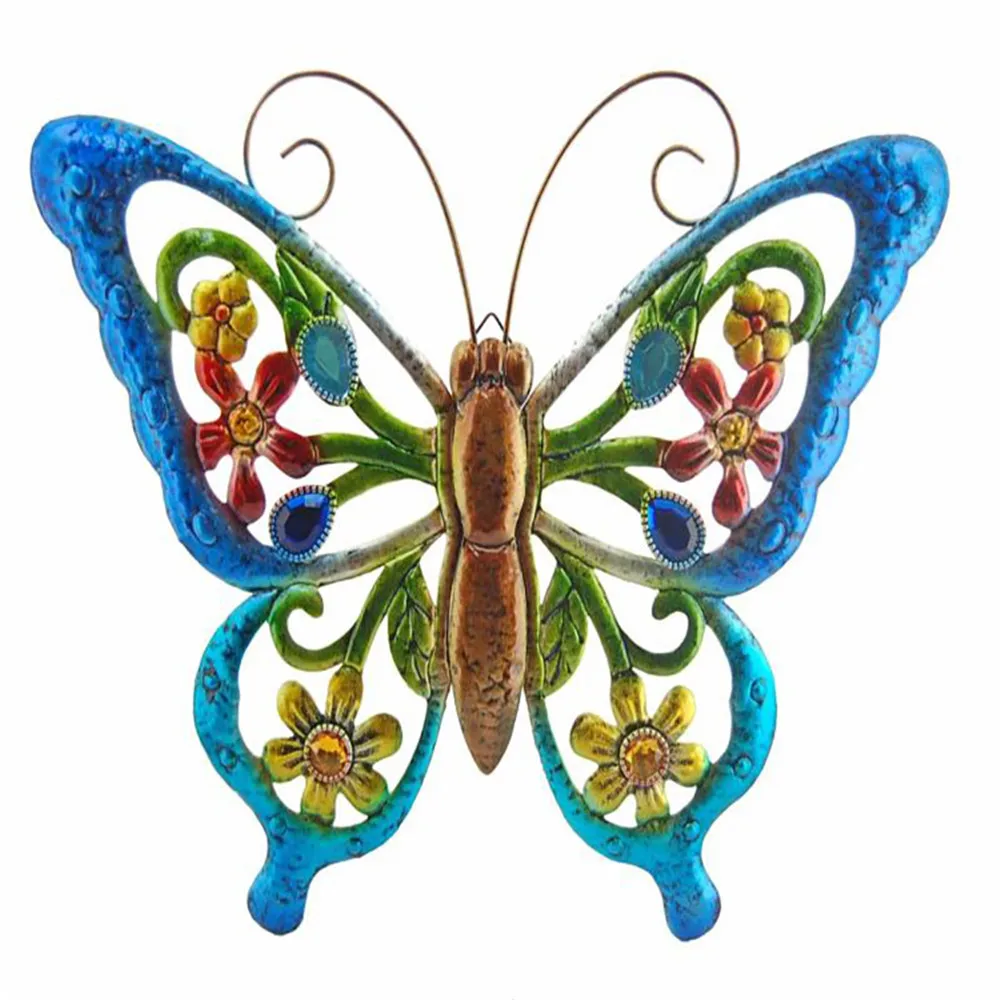 Metal 3d Butterfly Wall Hanging Art Decorations Home Garden Ornaments Scrolling Antennae with Hook for Easy Hanging 
Metal 3d Butterfly Wall Hanging Art Decorations Home Garden Ornaments Scrolling Antennae with Hook for Easy Hanging