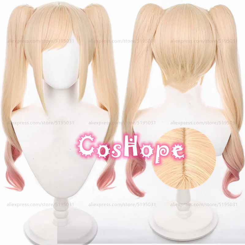 Kitagawa Marin Maid Cosplay Wig Ponytail Wig Blonde Pink Wig Cosplay Anime Heat Resistant Synthetic Wigs
Kitagawa Marin Maid Cosplay Wig Ponytail Wig Blonde Pink Wig Cosplay Anime Heat Resistant Synthetic Wigs