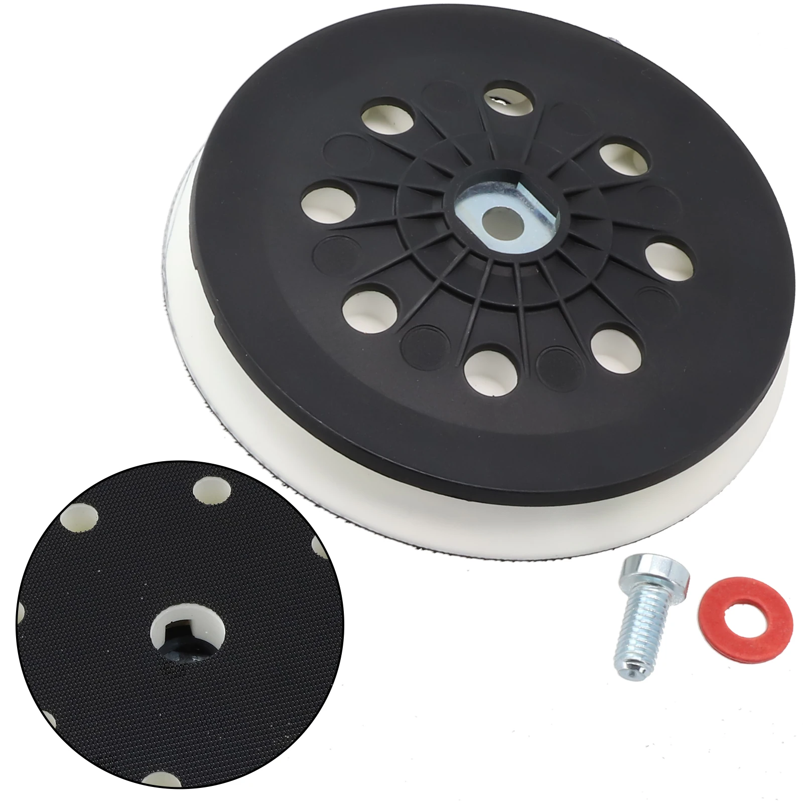 For Festool ES125 ETS 125 Sanders Sanding Pad 492280 8 Holes Backing Plate Loop And Hook Replacement Backing Pad
For Festool ES125 ETS 125 Sanders Sanding Pad 492280 8 Holes Backing Plate Loop And Hook Replacement Backing Pad