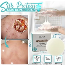 Goat Milk Soap Silk Protein Mask Soap Remove Blackhead Acne Mites Whitening Moisturizer Oil Control Deep Cleaning Body Skin Care
Goat Milk Soap Silk Protein Mask Soap Remove Blackhead Acne Mites Whitening Moisturizer Oil Control Deep Cleaning Body Skin Care
