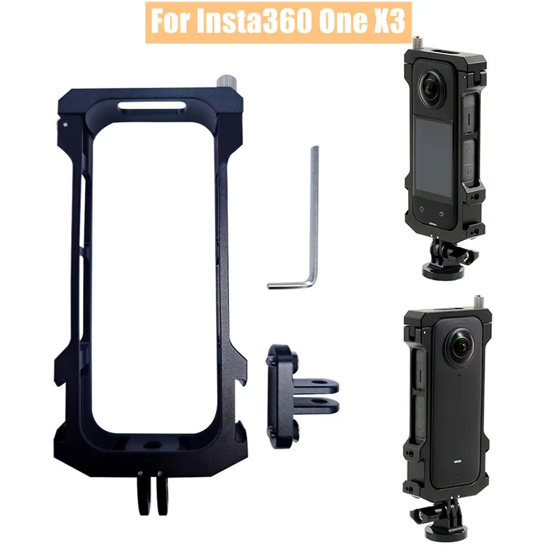 Металлическая защитная рамка для Insta360 One X3, с адаптером для Insta 360 X3 Action/панорамной камеры
Металлическая защитная рамка для Insta360 One X3, с адаптером для Insta 360 X3 Action/панорамной камеры