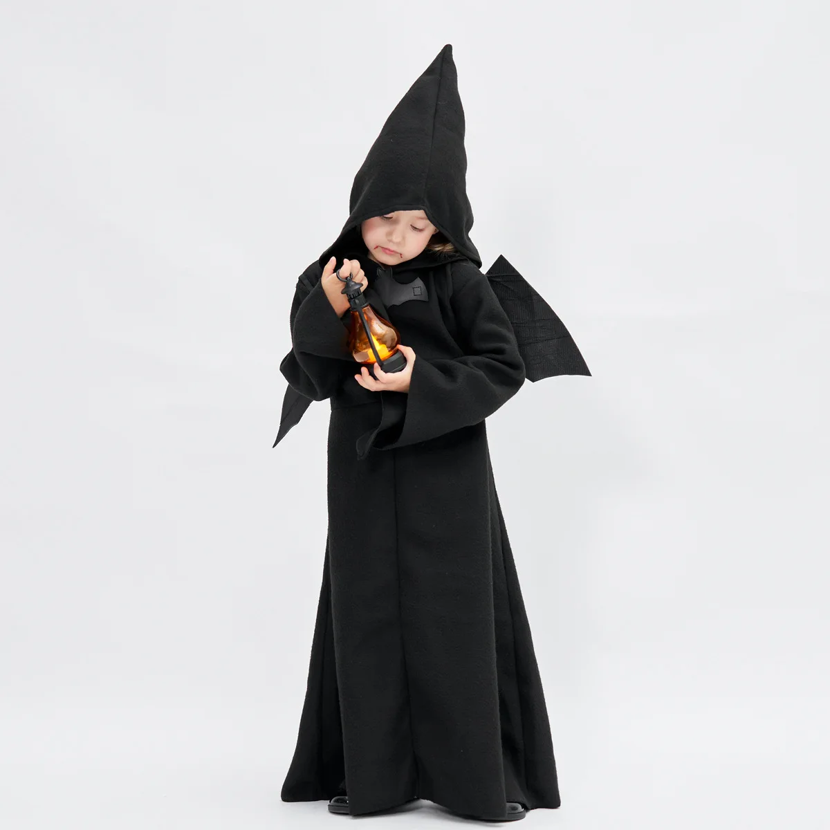

Halloween Kids Bat Wings Demon Costume Witch Dark Angel Cosplay Costume