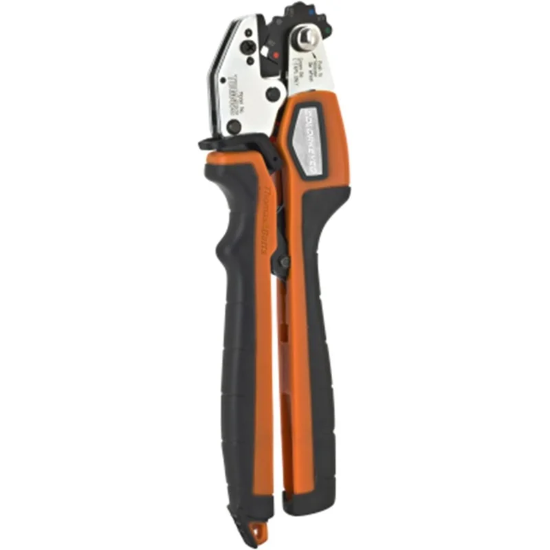 

Thomas & Betts TBM45S Crimping Tool with Stake Mechanism for 8 through 2 Copper and 10 through 6 Aluminum Lugs