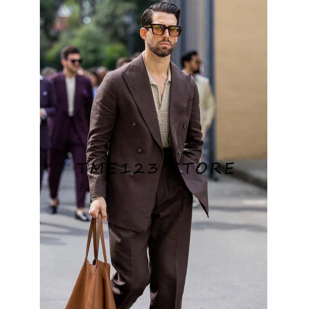 

New Men's Serge Two-piece Suit Light Luxury High Quality Suit Suit Elegant Suits for Men Man Pants Gentleman Clothes Male Full