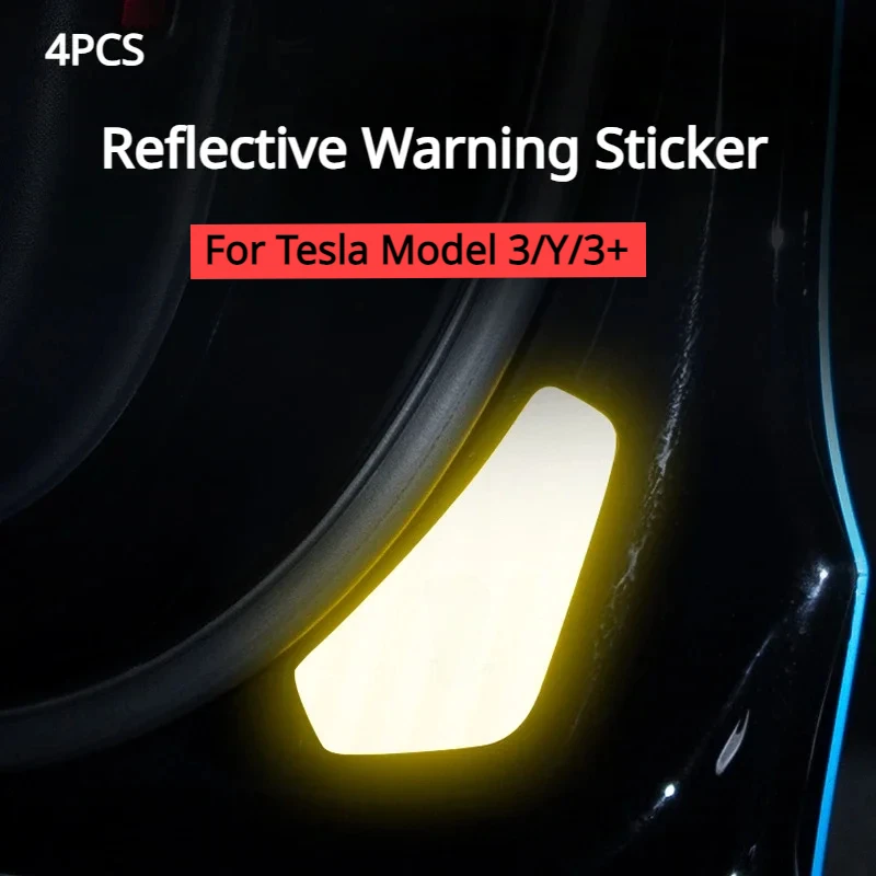 For Tesla Model 3/Y/3+ 2024 Reflective Warning Stickers Car Door Stickers Bumper Strip Decoration Tips Decal Car Accessories
For Tesla Model 3/Y/3+ 2024 Reflective Warning Stickers Car Door Stickers Bumper Strip Decoration Tips Decal Car Accessories