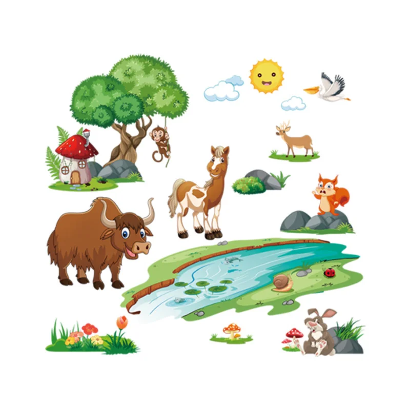 The Pony Crossed The River Removable PVC Wall Sticker Room Living Room Bedroom Wall Decora Moisture-proof Anti Fouling Sticker
The Pony Crossed The River Removable PVC Wall Sticker Room Living Room Bedroom Wall Decora Moisture-proof Anti Fouling Sticker