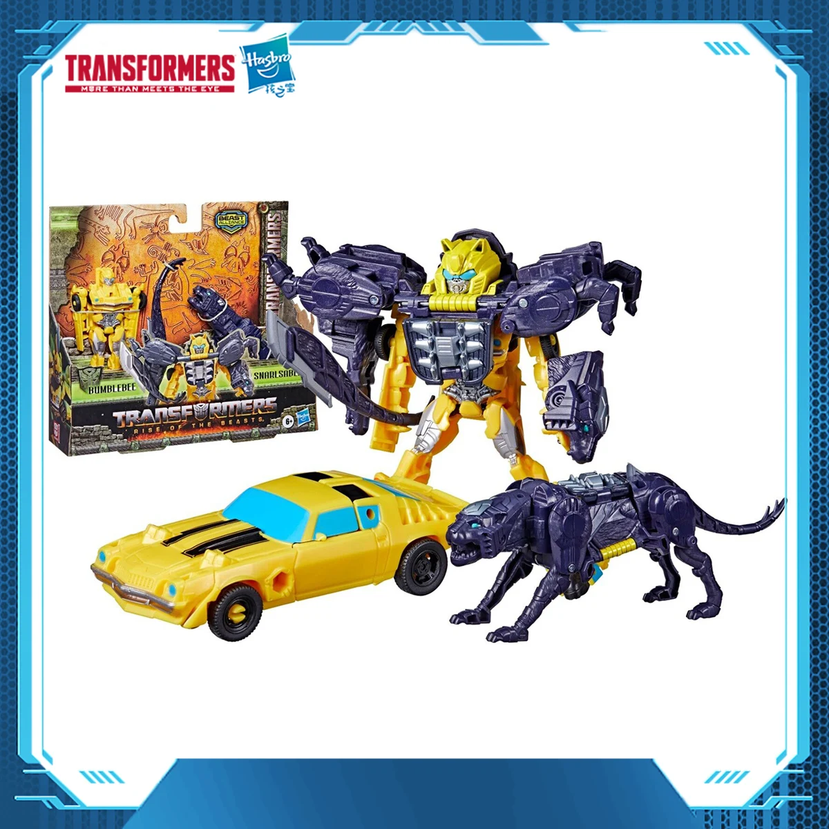【Pre-Order】2023/05 Hasbro Transformers 7 Rise of the Beasts Alliance Combiner Bumblebee Snarlsaber Action Figure Toys Gift F4617
【Pre-Order】2023/05 Hasbro Transformers 7 Rise of the Beasts Alliance Combiner Bumblebee Snarlsaber Action Figure Toys Gift F4617
