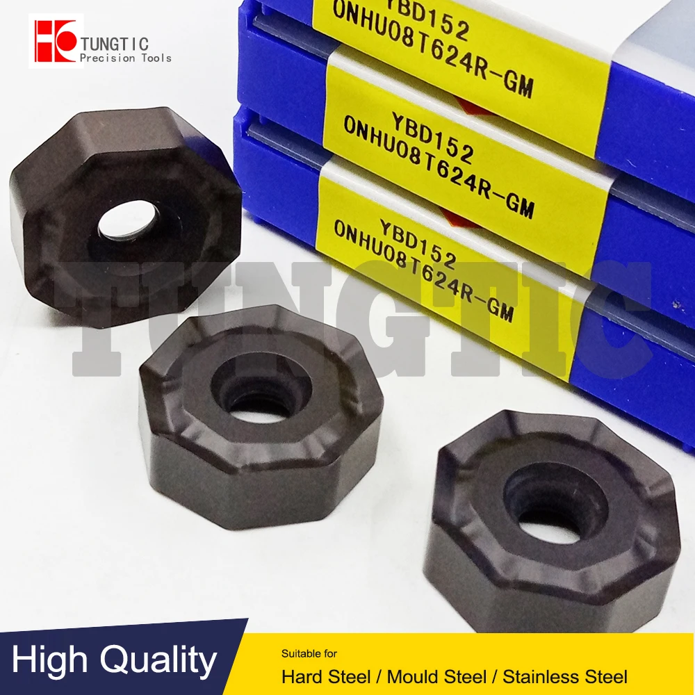 ONHU08T624R-GM YBD152 Milling Cutter CNC Tool Lathe Machining Tool Lathe Cutting Tool Metal Turning Tool Inserts ONHU 08T624R GM
ONHU08T624R-GM YBD152 Milling Cutter CNC Tool Lathe Machining Tool Lathe Cutting Tool Metal Turning Tool Inserts ONHU 08T624R GM