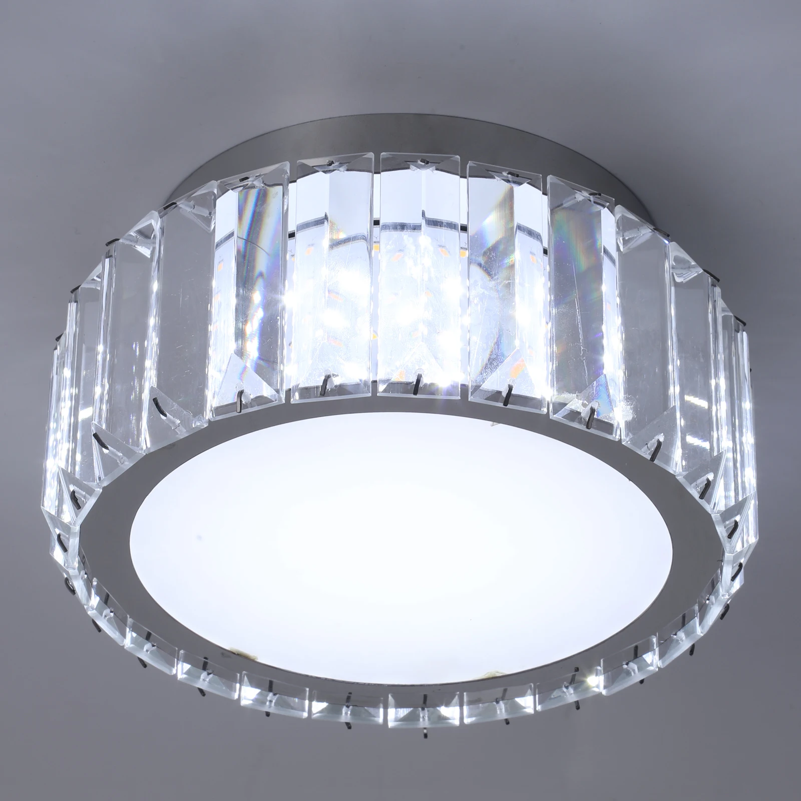 Crystal LED Ceiling Lamp K9 Living Room Stainless Steel Chandelier Luminaire For Hallway Aisle Plafon Lustres Lighting Fixtures Crystal LED Ceiling Lamp K9 Living Room Stainless Steel Chandelier Luminaire For Hallway Aisle Plafon Lustres Lighting Fixtures