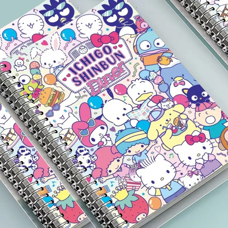 А5 Kawaii спиральный блокнот Sanrio аниме школьные принадлежности Дневник Блокнот студенты учеба Канцтовары
А5 Kawaii спиральный блокнот Sanrio аниме школьные принадлежности Дневник Блокнот студенты учеба Канцтовары