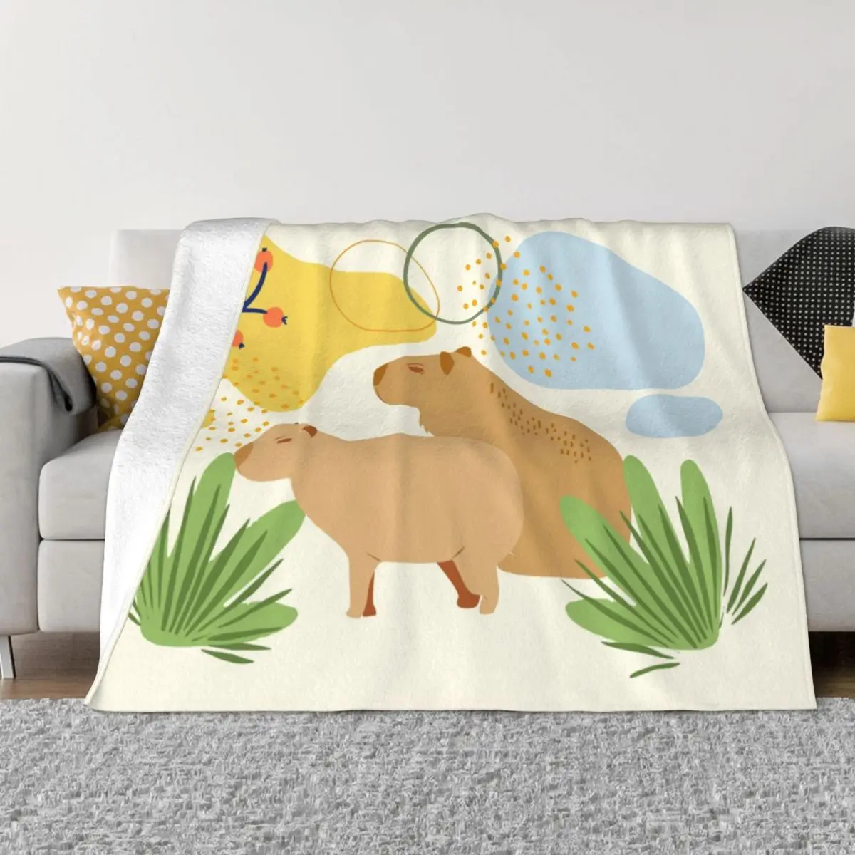 Capybara Abstract And Minimal Blanket Soft Fleece Autumn Warm Flannel Throw Blankets for Sofa Outdoor Bed Quilt
Capybara Abstract And Minimal Blanket Soft Fleece Autumn Warm Flannel Throw Blankets for Sofa Outdoor Bed Quilt