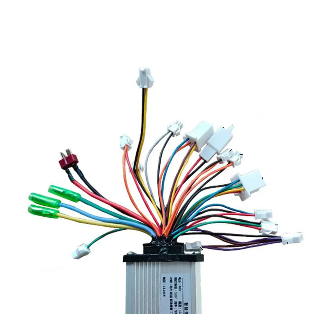 Wind Mile Motor Controller 17A 350W 400W 48V Aluminum Brushless Controller For E-Bike Dual Mode Silver Durable
Wind Mile Motor Controller 17A 350W 400W 48V Aluminum Brushless Controller For E-Bike Dual Mode Silver Durable