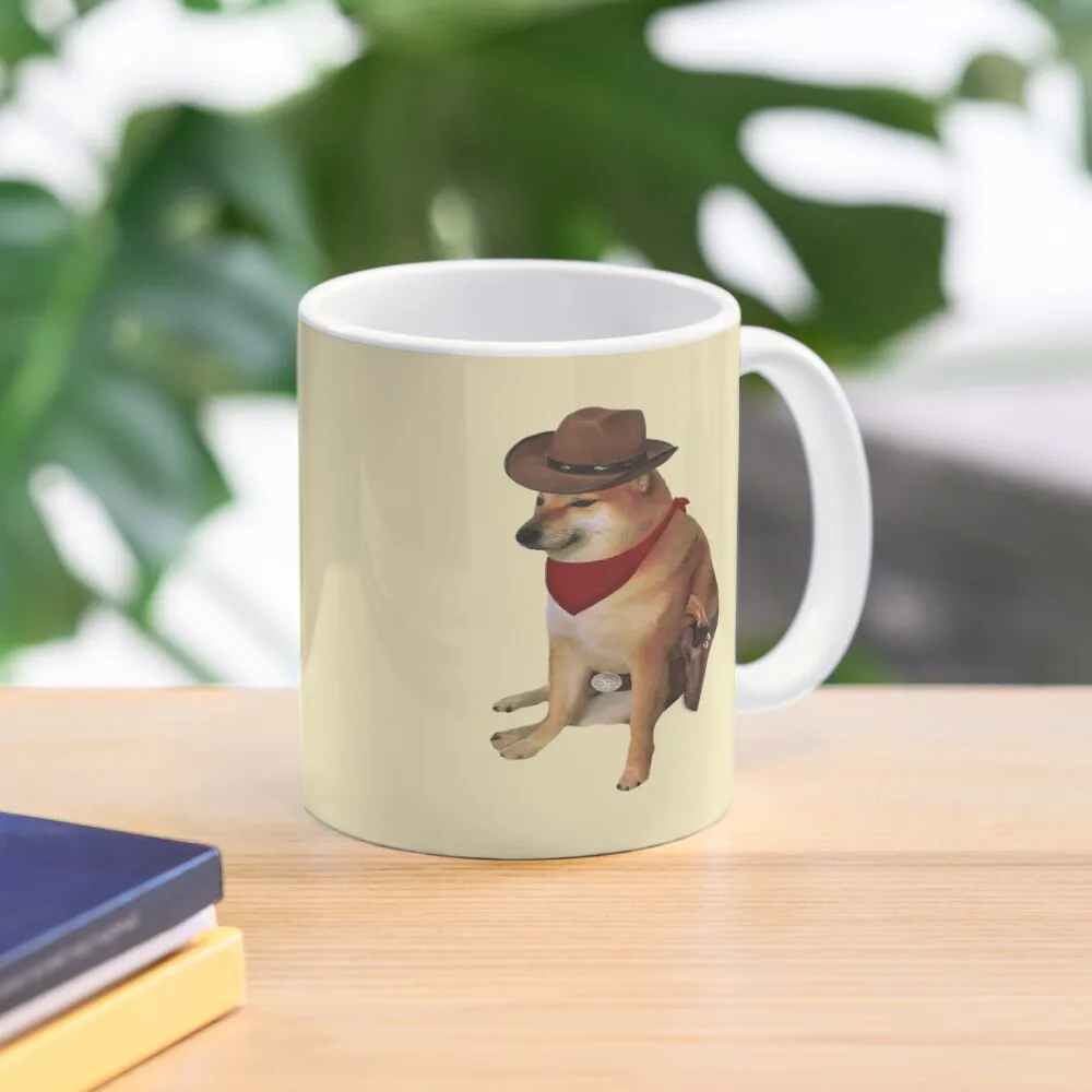 

Cheems Doge Cowboy Coffee Mug Espresso Cups Kawaii Cups Cute And Different Cups Mug