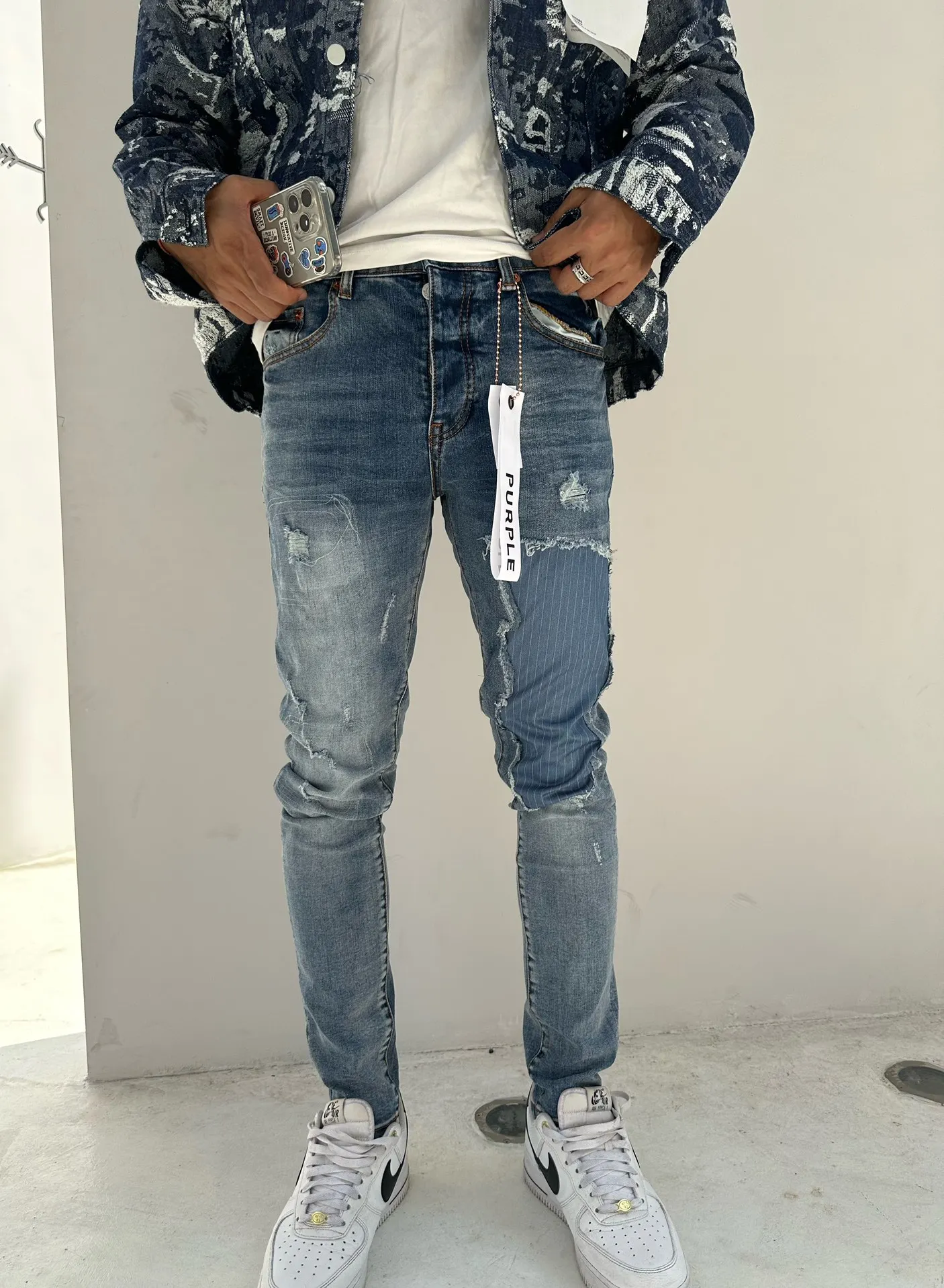 blue denim designer skinny jeans for sale Ripped Distressed Slim Fit Destroyed Stretch Pants destroyed Pants streetwear Trousers
blue denim designer skinny jeans for sale Ripped Distressed Slim Fit Destroyed Stretch Pants destroyed Pants streetwear Trousers