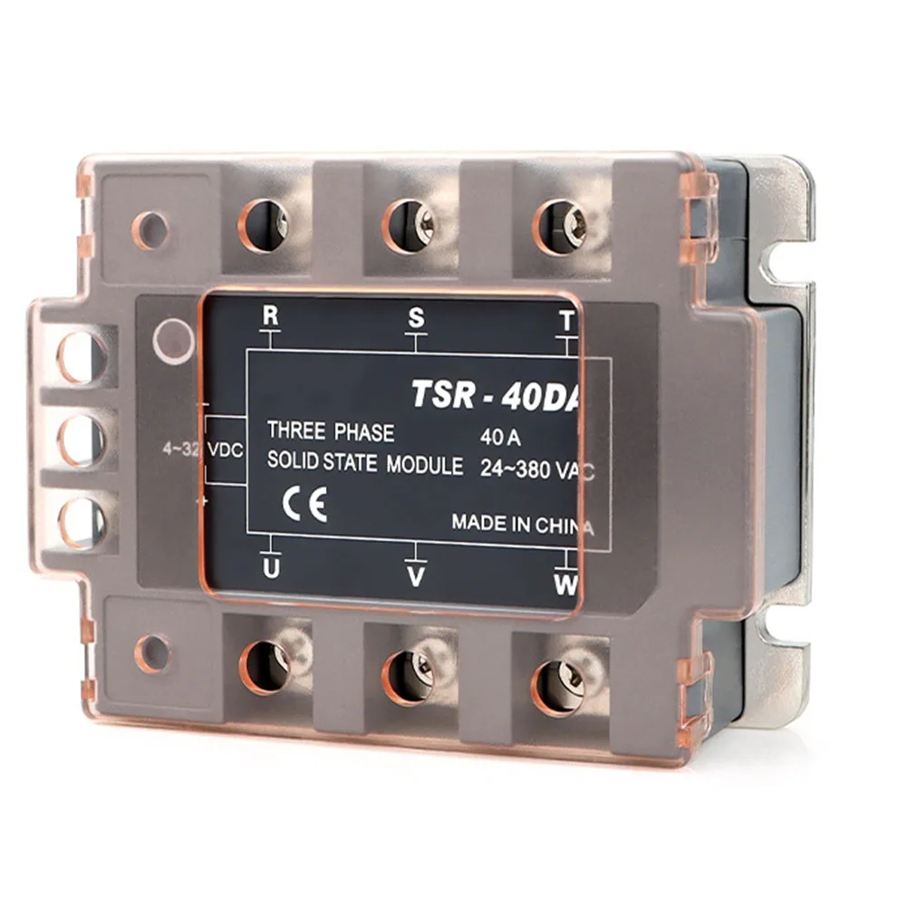 TSR-40DA трехфазный твердотельный релейный модуль AC380V 40A SSR DC Control AC электрическое испытательное оборудование инструменты аксессуары
TSR-40DA трехфазный твердотельный релейный модуль AC380V 40A SSR DC Control AC электрическое испытательное оборудование инструменты аксессуары