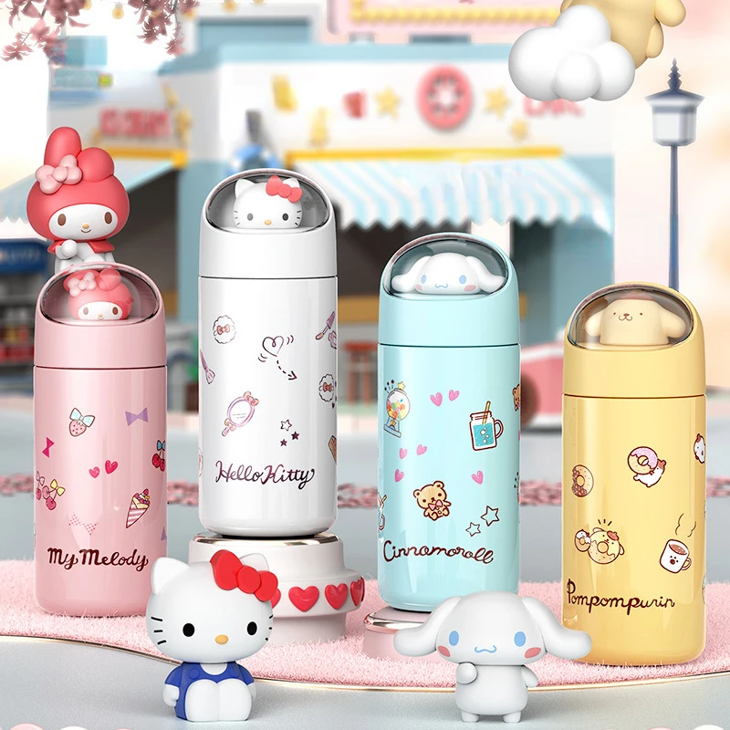 350ml Sanrio Anime Cartoon Thermos Mug Hello Kitty Cinnamoroll My Melody Portable Travel Straw Cup Cute Doll Water Bottle Thermo
350ml Sanrio Anime Cartoon Thermos Mug Hello Kitty Cinnamoroll My Melody Portable Travel Straw Cup Cute Doll Water Bottle Thermo