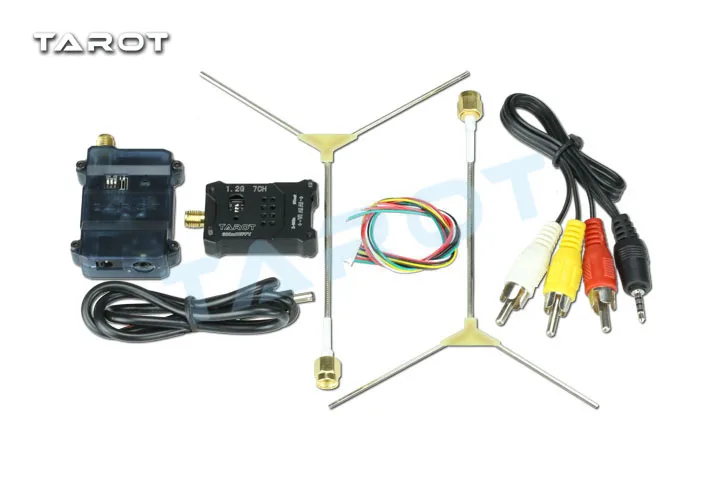 

8KM Range Tarot 1.2Ghz 1.3Ghz 8CH 600mw FPV Video Transmitter Receiver Alloy Case AV System TL300N5 for RC Drone Quadcopter