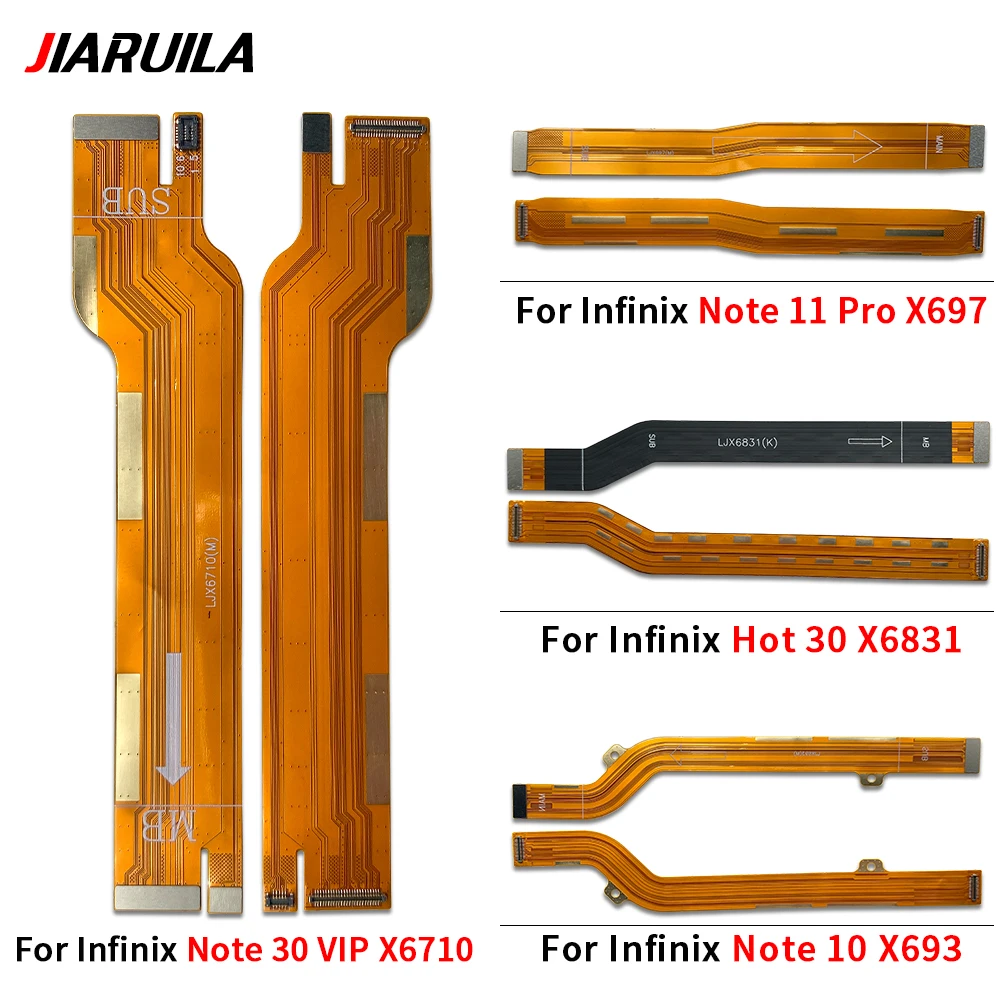 

Main Motherboard Connector LCD Flex Cable Replacement For Infinix Hot 11 11s 20 20S 30 Note 10 Pro 11 Pro 12 30 S5 Pro Smart 4C