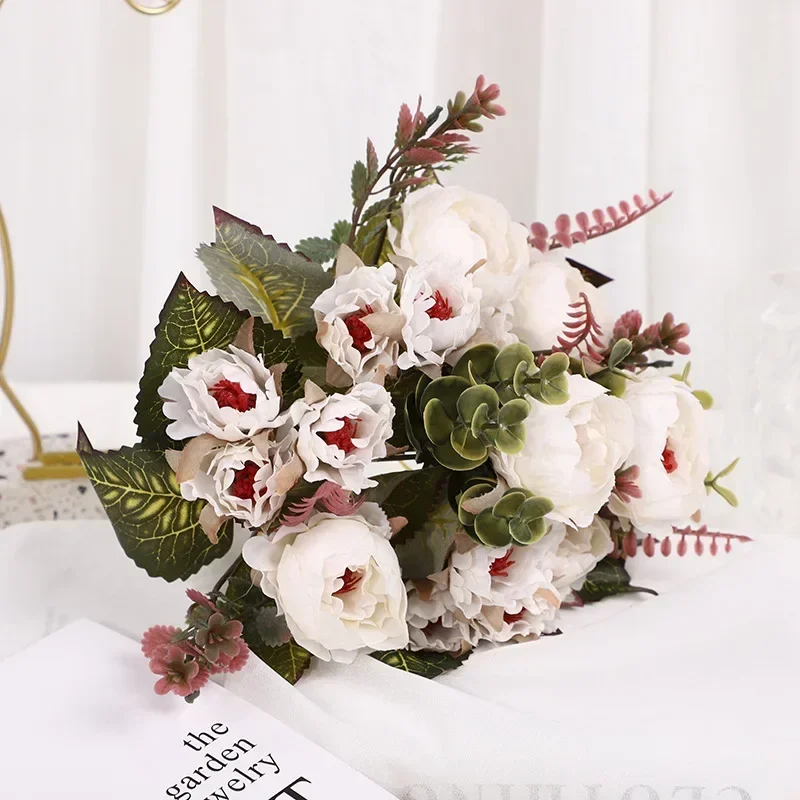 Simulation Flowers Silk Yellow Peony Bouquet Green Plant Floral Home Bedroom Hall Decoration Artificial Peonies Fake Flower
Simulation Flowers Silk Yellow Peony Bouquet Green Plant Floral Home Bedroom Hall Decoration Artificial Peonies Fake Flower