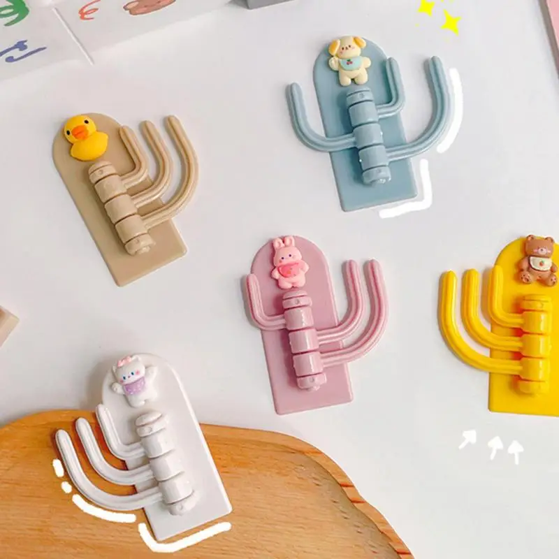 Cute Sticky Hooks Self Adhesive Wall Hook 360 Degree RotationWithout Drilling Coat Bag Bathroom Door Kitchen Towel Hanger Hooks
Cute Sticky Hooks Self Adhesive Wall Hook 360 Degree RotationWithout Drilling Coat Bag Bathroom Door Kitchen Towel Hanger Hooks