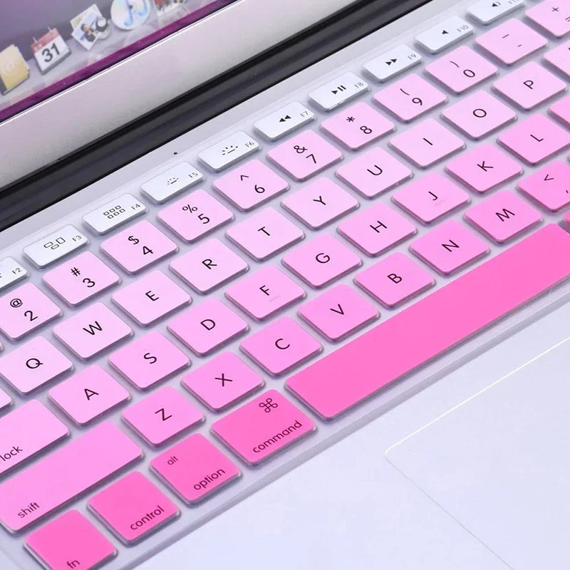 

Silicone Keyboard Case Cover Skin Protector for iMac Macbook Pro 13" 15" Rainbow Cover Protector