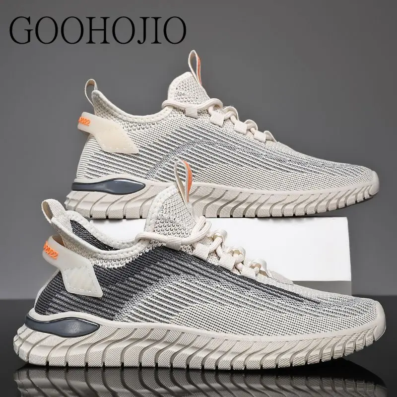 

Mesh Men Casual Shoes Male Ourdoor Jogging Trekking Sneakers Lace Up Breathable Shoes Men Comfortable Light Soft All-match