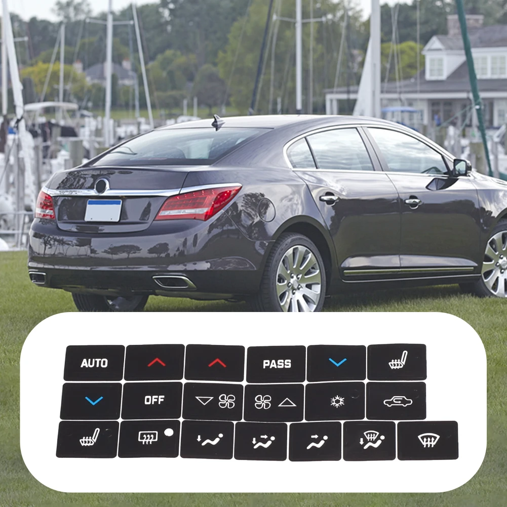 Interior Sticker Black Button Climate Control Decal Sticker For Buick Lacrosse 2005-2009 High Grade Vinyl High Quality
Interior Sticker Black Button Climate Control Decal Sticker For Buick Lacrosse 2005-2009 High Grade Vinyl High Quality