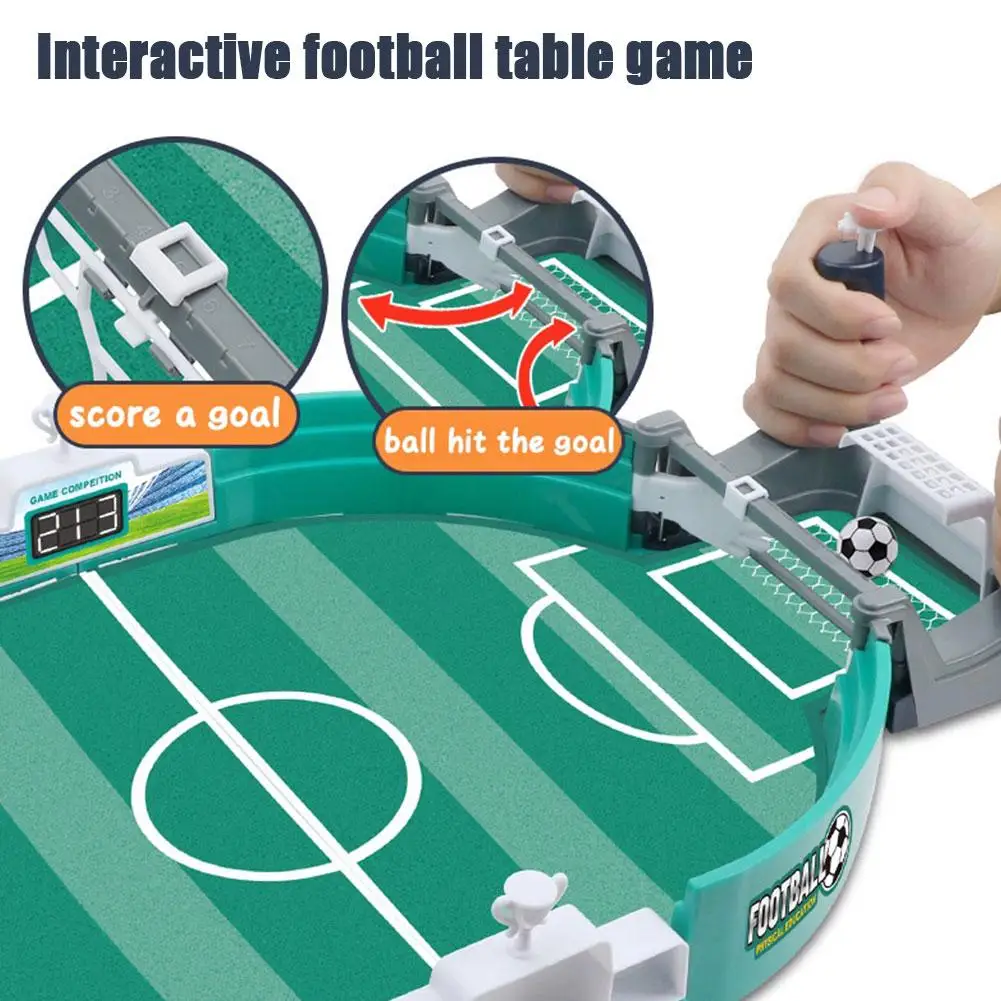 

Настольная футбольная Игра настольная игра для детей футбол Настольный интерактивный Интеллектуальный конкурентоспособный мини футбол для родителей и детей A4b8