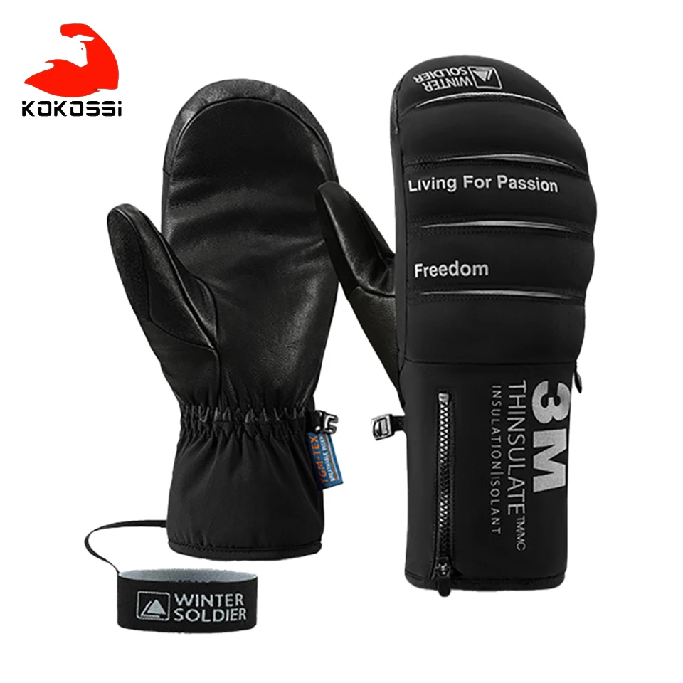 Лыжные перчатки Kokossi, женские уличные спортивные велосипедные теплые водонепроницаемые Нескользящие износостойкие перчатки для сенсорных экранов для бега и катания на лыжах для мужчин 
Лыжные перчатки Kokossi, женские уличные спортивные велосипедные теплые водонепроницаемые Нескользящие износостойкие перчатки для сенсорных экранов для бега и катания на лыжах для мужчин