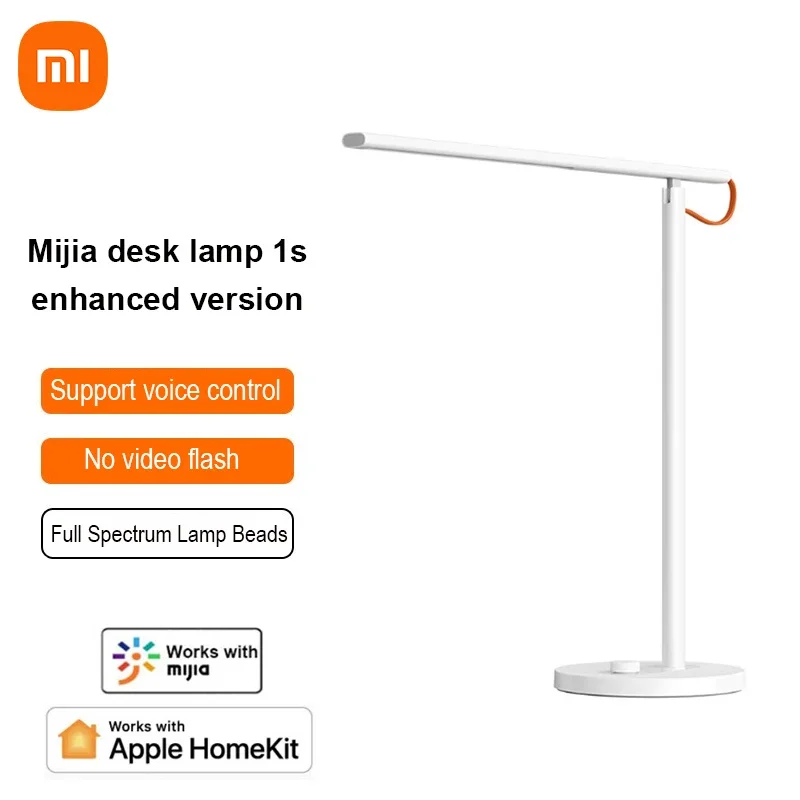 

Xiaomi Mijia Table Lamp 1S Enhanced Version Ra95 High Color Rendering Index Support Voice Control Eye Protection Fold Desk Light