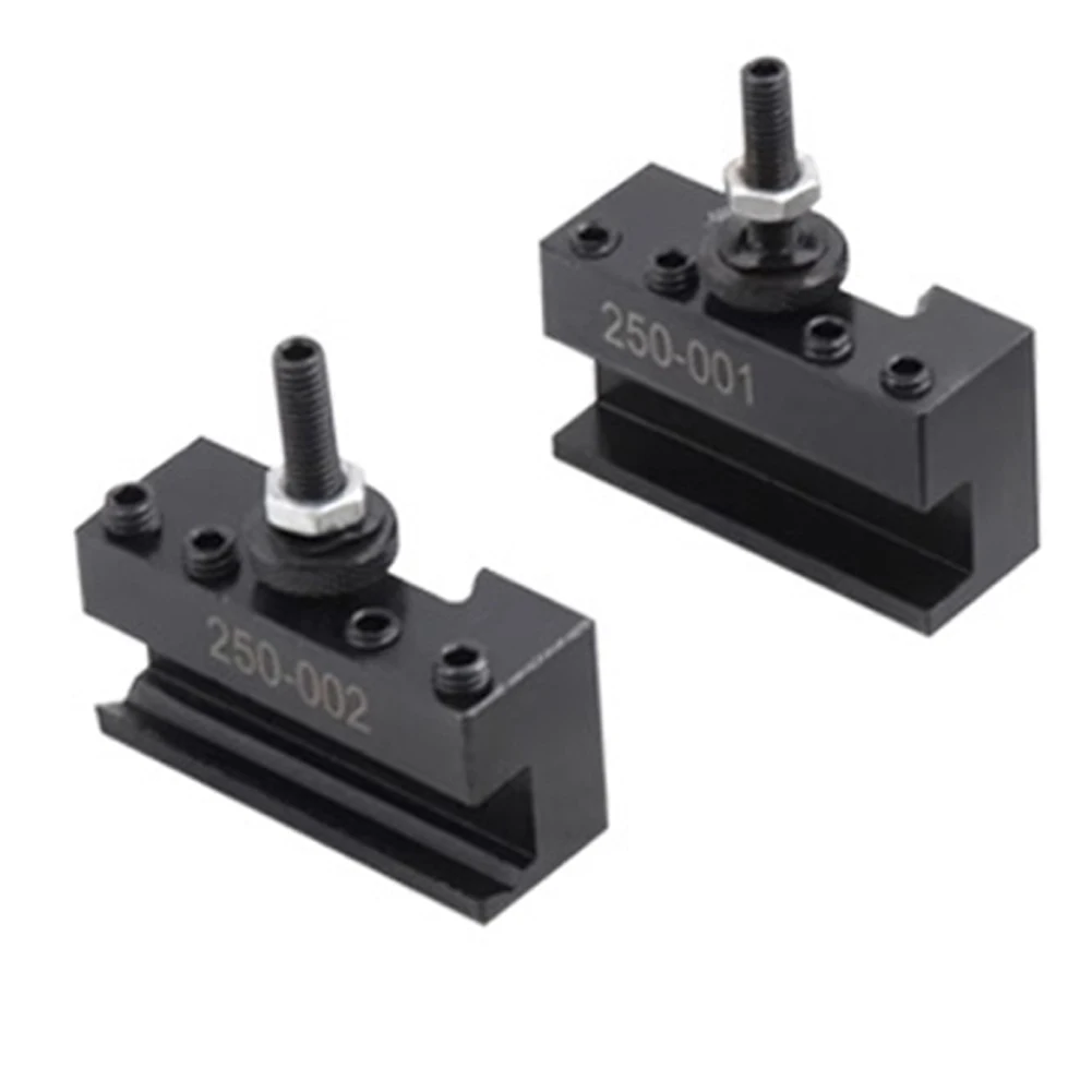 2Pcs Quick Change Tools Wedge Type Tool Post Tool Holder 250-001 250-002 Lathe Turning Facing Holder For Lathe Swing
2Pcs Quick Change Tools Wedge Type Tool Post Tool Holder 250-001 250-002 Lathe Turning Facing Holder For Lathe Swing