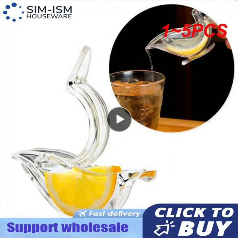 1~5PCS Plastic Manual Lemon Clip Transparent Fruit Juicer Plastic Manual Transparent Bird Shape Lemon Clip Quick Juicer Abs
1~5PCS Plastic Manual Lemon Clip Transparent Fruit Juicer Plastic Manual Transparent Bird Shape Lemon Clip Quick Juicer Abs