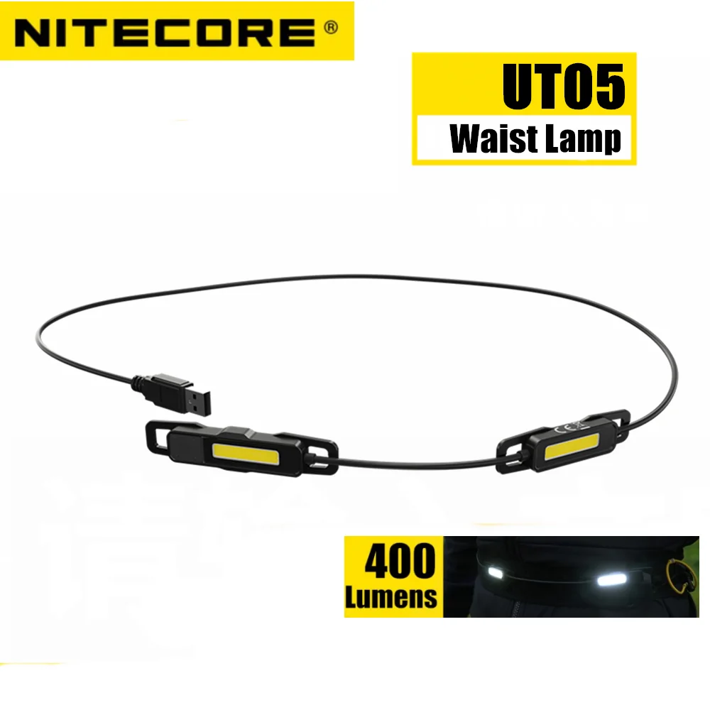 NITECORE UT05 Waist Light 400LM Ultra Lightweight Outdoor Split Type Running Camping Trekking Hiking High CRI COB LED Lamp
NITECORE UT05 Waist Light 400LM Ultra Lightweight Outdoor Split Type Running Camping Trekking Hiking High CRI COB LED Lamp