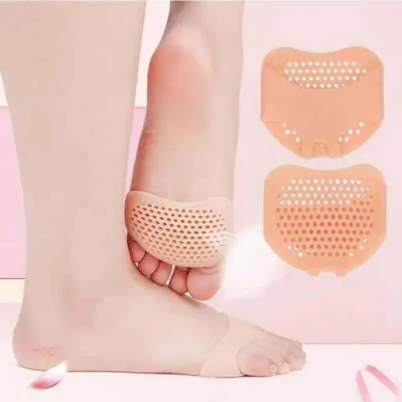 Silicone Forefoot Metatarsal Pads Pain Relief Orthotics Foot Massage Insoles Anti-slip Protector High Heel Elastic Cushion Soles
Silicone Forefoot Metatarsal Pads Pain Relief Orthotics Foot Massage Insoles Anti-slip Protector High Heel Elastic Cushion Soles