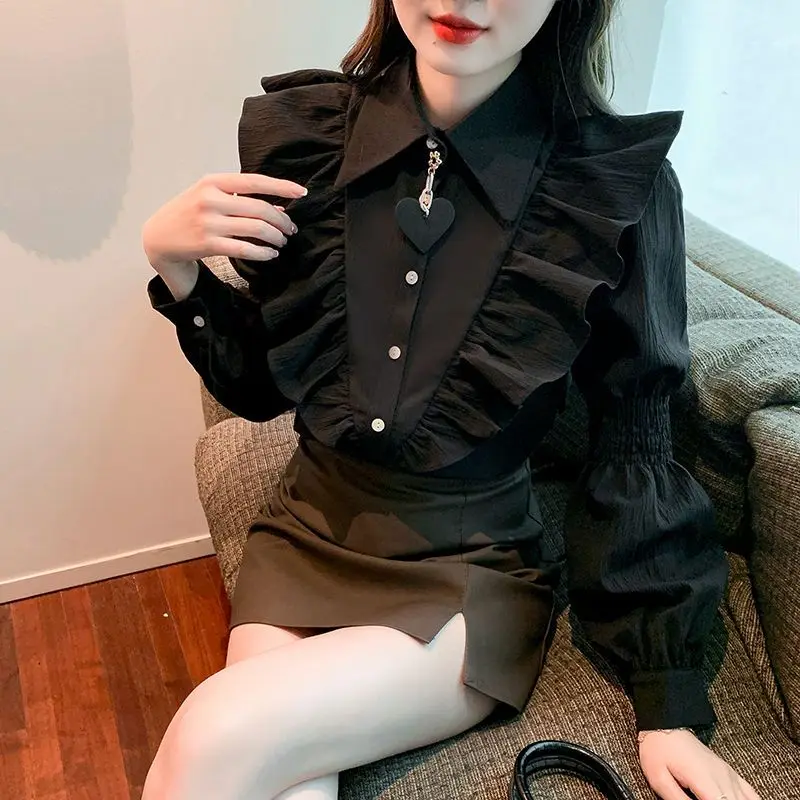 Long Sleeve Chiffon Blouse Shirt Blouse Women Blouses 2024 Ruffled Polo Neck Office Lady Blouse Tops Women Blouses Ladies V149
Long Sleeve Chiffon Blouse Shirt Blouse Women Blouses 2024 Ruffled Polo Neck Office Lady Blouse Tops Women Blouses Ladies V149