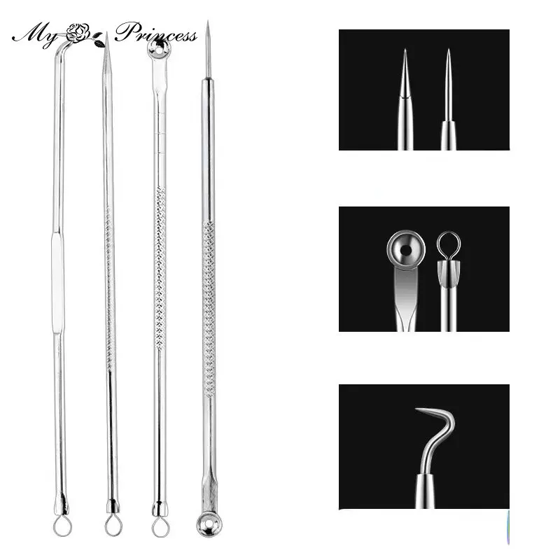 4pcs/set Blackhead Remover Acne Blackhead Vacuum Comedone Blemish Extractor Pimple Needles Removal Tool Spoon For Face
4pcs/set Blackhead Remover Acne Blackhead Vacuum Comedone Blemish Extractor Pimple Needles Removal Tool Spoon For Face