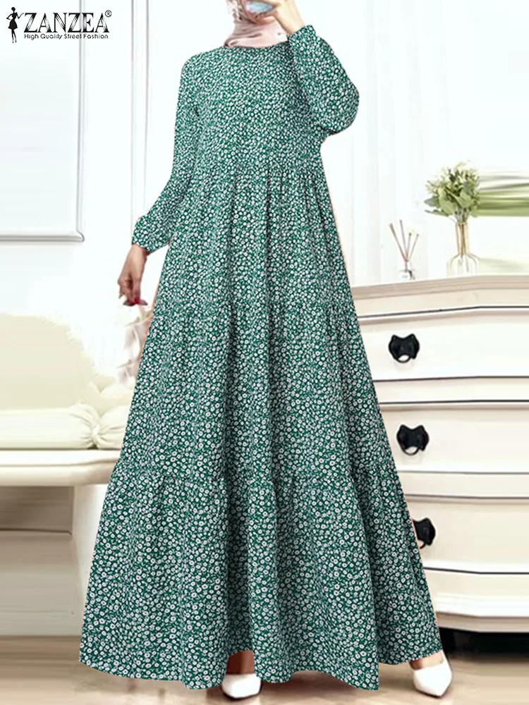 2023 ZANZEA Muslim Fashion Dresses Bohemain Vintage Long Sleeve Floral Sundress Robe Turkey Abayas For Women Dubai Long Vestidos
2023 ZANZEA Muslim Fashion Dresses Bohemain Vintage Long Sleeve Floral Sundress Robe Turkey Abayas For Women Dubai Long Vestidos