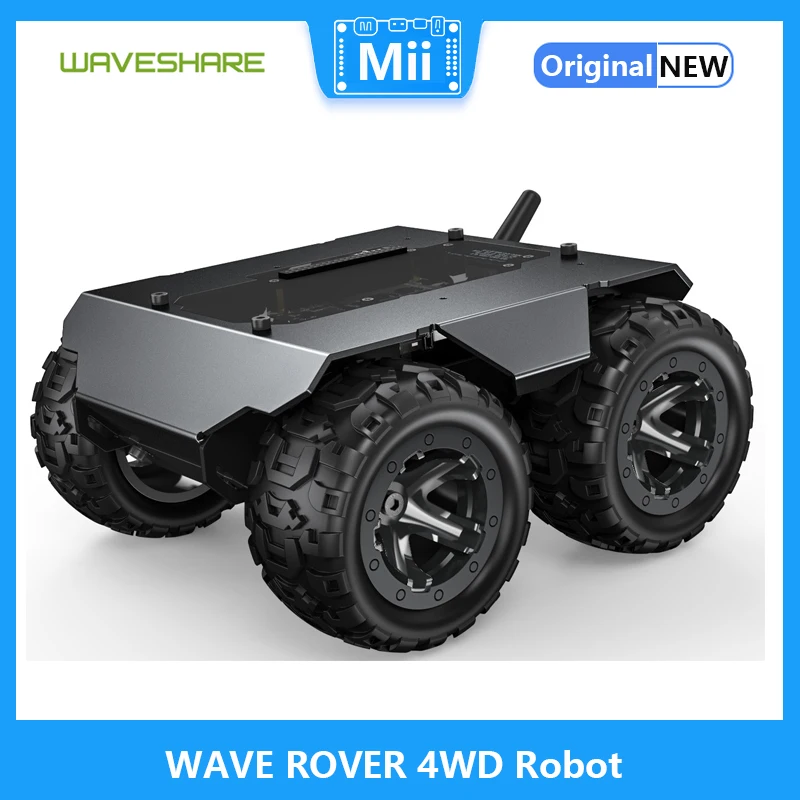 Гибкое и расширяемое полноприводное мобильное роботизированное шасси WAVE ROVER, полностью металлический корпус, поддержка нескольких узлов, со встроенным модулем ESP32
Гибкое и расширяемое полноприводное мобильное роботизированное шасси WAVE ROVER, полностью металлический корпус, поддержка нескольких узлов, со встроенным модулем ESP32