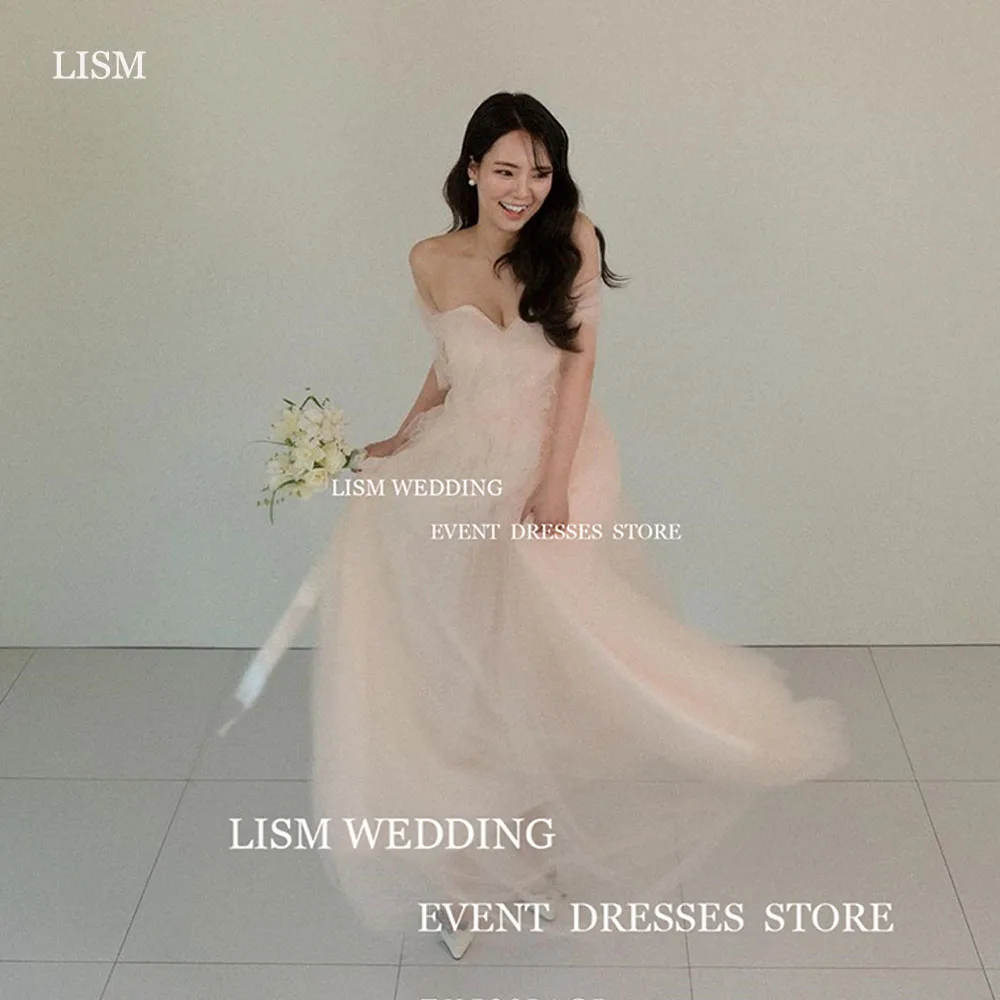 Женское ТРАПЕЦИЕВИДНОЕ свадебное платье LISM, белое Тюлевое платье с открытыми плечами, расширяющееся книзу, индивидуальный пошив 
Женское ТРАПЕЦИЕВИДНОЕ свадебное платье LISM, белое Тюлевое платье с открытыми плечами, расширяющееся книзу, индивидуальный пошив