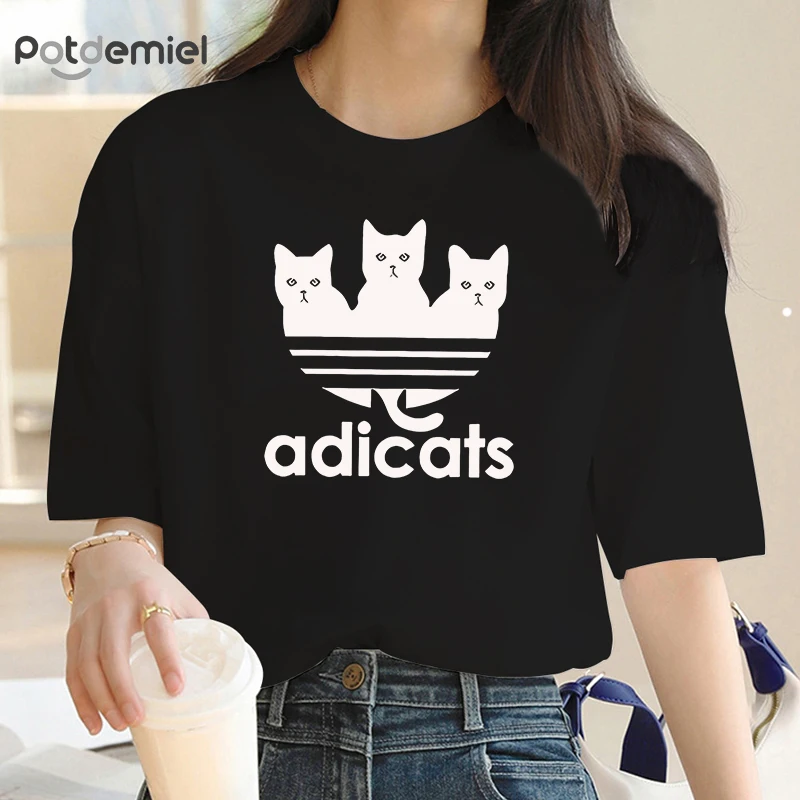 2024 Summer Women T-shirt Three Cats Fashion Print Sexy Anime Cute Harajuku Girl Tops Y2k Short Ladies Slim T Shirt Clothing
2024 Summer Women T-shirt Three Cats Fashion Print Sexy Anime Cute Harajuku Girl Tops Y2k Short Ladies Slim T Shirt Clothing