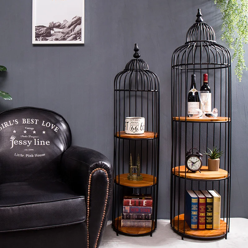 Nordic Wrought Iron Birdcage Rack Floor-standing Multi-layer Bird Cage Rack Bookshelf Ornament Decoration for Home Furniture
Nordic Wrought Iron Birdcage Rack Floor-standing Multi-layer Bird Cage Rack Bookshelf Ornament Decoration for Home Furniture