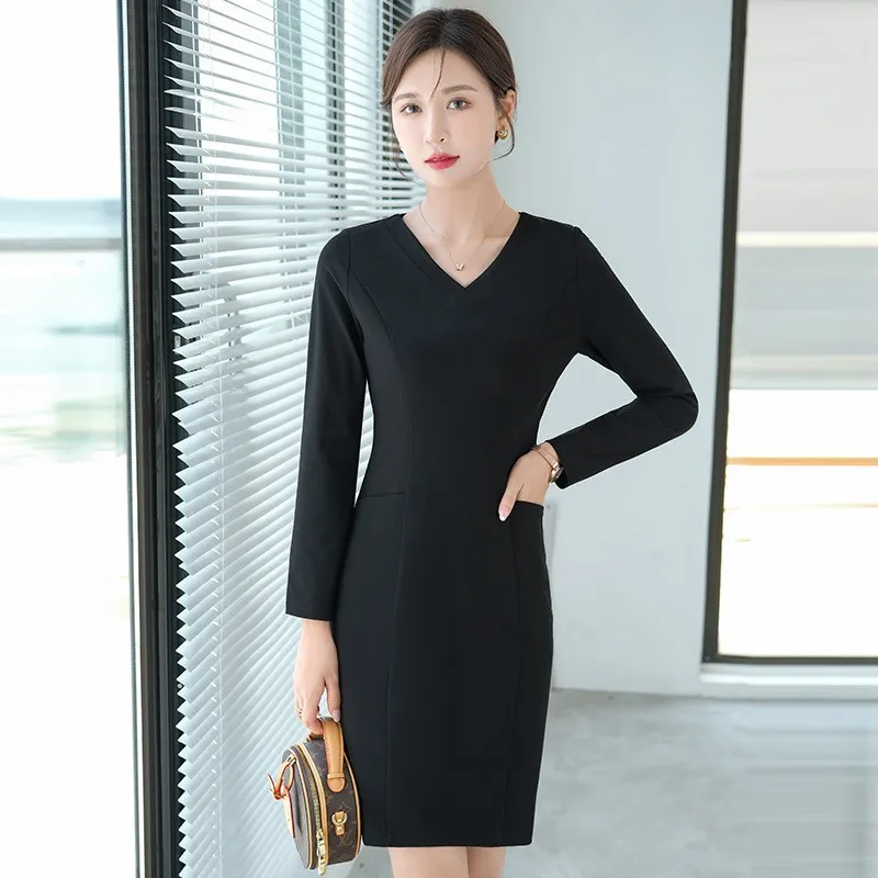 Korean Style Formal OL Styles Slim Summer Short Sleeve for Women Business Work Wear Beauty Pencil skirt Ruffle Edge Dresses
Korean Style Formal OL Styles Slim Summer Short Sleeve for Women Business Work Wear Beauty Pencil skirt Ruffle Edge Dresses