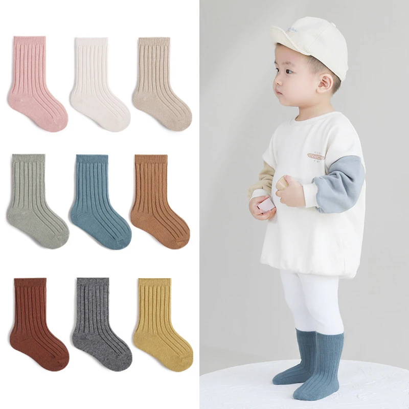 3Pairs Baby Crew Socks Autumn Winter Pure Color Double Cylinder Boneless Girls Boys breathable fashion Combed Cotton Socks
3Pairs Baby Crew Socks Autumn Winter Pure Color Double Cylinder Boneless Girls Boys breathable fashion Combed Cotton Socks