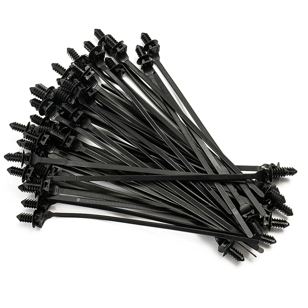 100PCS Nylon Push Clips Wire Tie Released Zip Straps Pipe Cable Fastener Bundle Universal Car Auto Cable Ties
100PCS Nylon Push Clips Wire Tie Released Zip Straps Pipe Cable Fastener Bundle Universal Car Auto Cable Ties