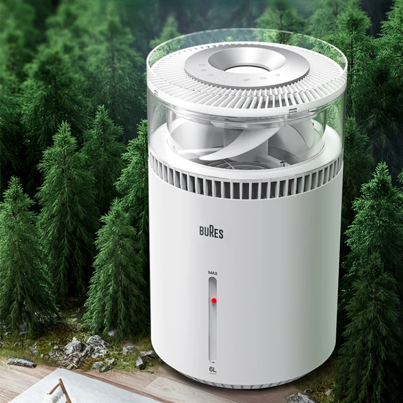 

Fog-Free Humidifier Household Bedroom Air Conditioner Pregnant Mom and Baby Air Purification All-in-One Desktop Evaporative