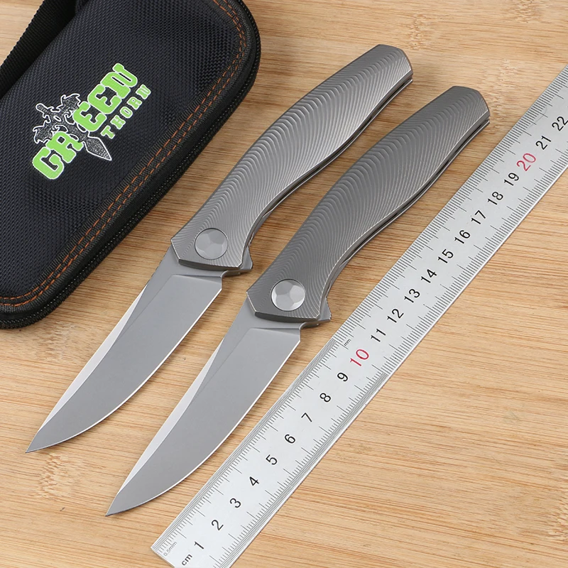 Green thorn, BIo Folding knife VG10 blade TC4 titanium handle outdoor camping practical fruit knife EDC tool
Green thorn, BIo Folding knife VG10 blade TC4 titanium handle outdoor camping practical fruit knife EDC tool