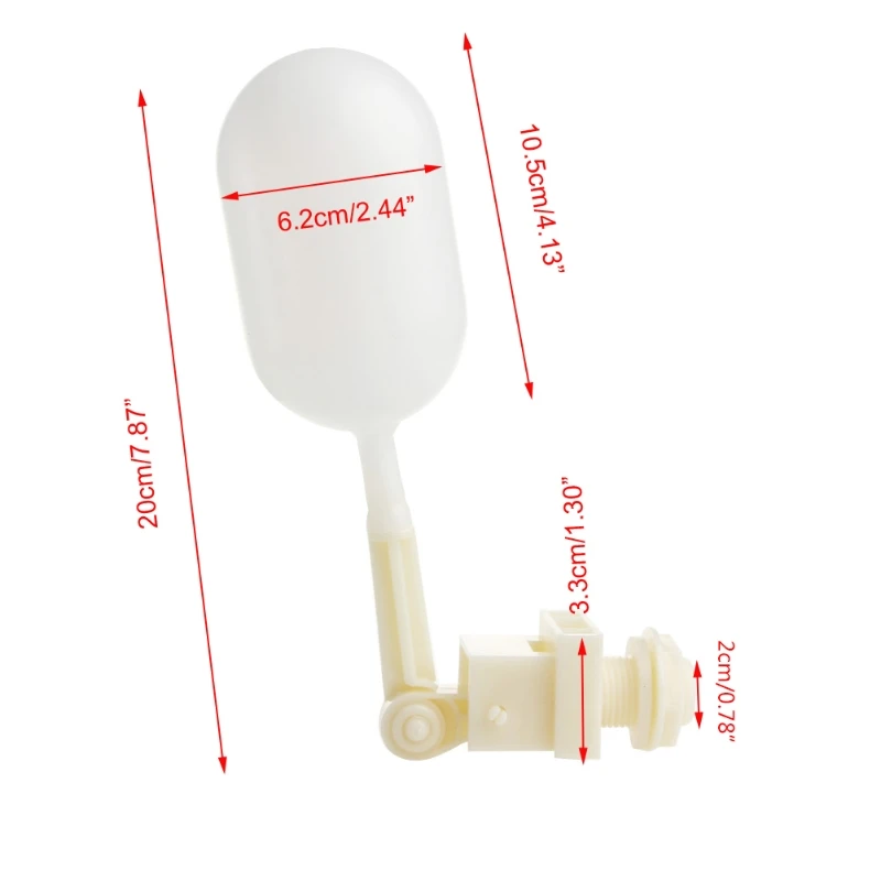 Plastic Float Ball for Valve Adjustable Water Filter Float for Valve Automatic Filling Water for Tank Float for Valve 1/ P15F
Plastic Float Ball for Valve Adjustable Water Filter Float for Valve Automatic Filling Water for Tank Float for Valve 1/ P15F